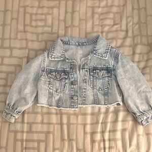 GAP Kids Faded Blue Jean Jacket